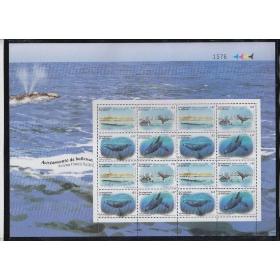 Uruguay 2518/21 2011 Minihojita Fauna Marina Cetáceos Ballenas MNH Uruguay 2518/21 2011 Minihojita Fauna Marina Cetáceos Ballenas MNH