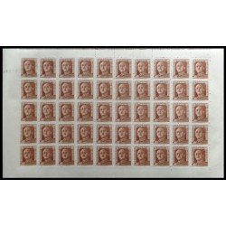 España Spain 953 1942 General Franco Hoja completa MNH