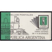 Argentina 1568 1987 Serie Antigua Buzones MNH en carnet