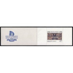Uruguay 1585 1996 Centenario de la Banca de la República Oriental carnet MNH Uruguay 1585 1996 Centenario de la Banca de la República Oriental carnet MNH