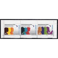 Uruguay 2373/75 2008 Coalición Latinoamericana y del caribe contra el racismo carnet MNH Uruguay 2373/75 2008 Coalición Latinoamericana y del caribe contra el racismo carnet MNH