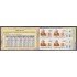 Bolivia 976/78 1998 Serie Antigua Personalidades en carnet MNH