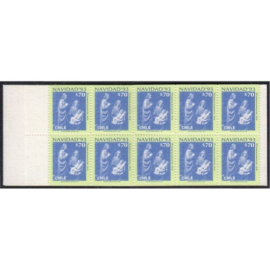 Chile C1193 1993 Navidad Christmas carnet MNH Chile C1193 1993 Navidad Christmas carnet MNH
