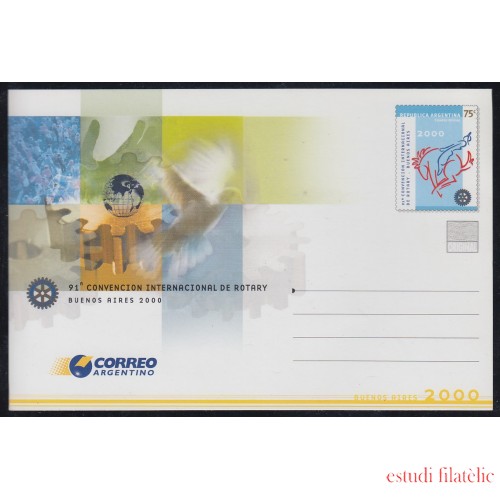 Argentina Tarjeta Postal 2000 91ª Convención Internacional de Rotary