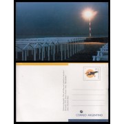 Argentina Tarjeta Postal 1995 Mar del Plata Playa Faro