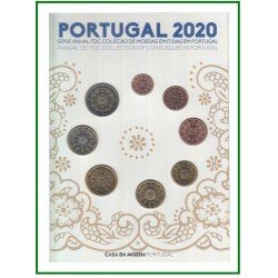 Portugal 2020 Cartera Oficial Monedas € euro Set Card Portugal 2020 Cartera Oficial Monedas € euro Set Card