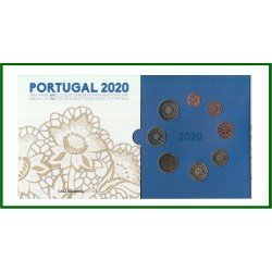 Portugal 2020 Cartera Oficial Monedas € euro Set Portugal 2020 Cartera Oficial Monedas € euro Set