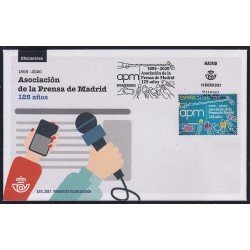España Spain 5451 2021 Asociación de la prensa de Madrid SPD Sobre Primer Día España Spain 5451 2021 Asociación de la prensa de Madrid SPD Sobre Primer Día