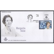 España Spain 5501 2021 Mujeres en la Ciencia Margarita Salas SPD Sobre Primer Día
