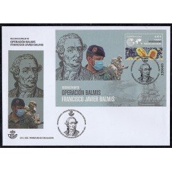 España Spain 5499 2021 Operación Balmis Francisco Javier Balmis SPD Sobre Primer Día