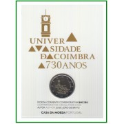Portugal 2020 Cartera Of Coin Card Moneda 2 € Univ. Coimbra