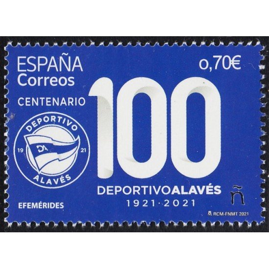 España Spain 5454 2021 Centenario Deportivo Alavés MNH España Spain 5454 2021 Centenario Deportivo Alavés MNH