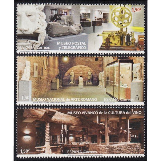 España Spain 5466/68 2021 Museos Arte Romano Vino Telegráfico y Postal MNH España Spain 5466/68 2021 Museos Arte Romano Vino Telegráfico y Postal MNH