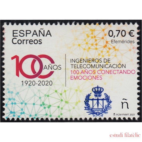 España Spain 5480 2021 Centenario de Ingenieros de Telecomunicación MNH