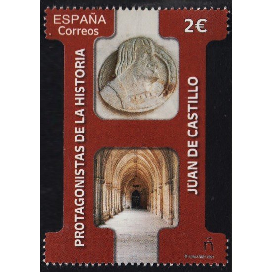 España Spain 5482 2021 Juan de Castillo MNH España Spain 5482 2021 Juan de Castillo MNH