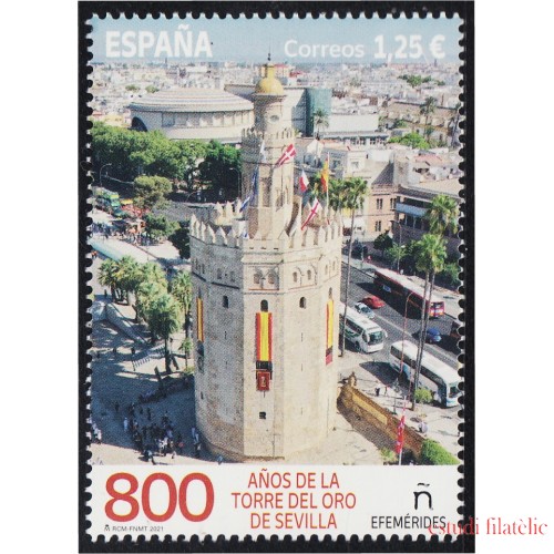 España Spain 5491 2021 800 Años de la Torre del Oro de Sevilla MNH