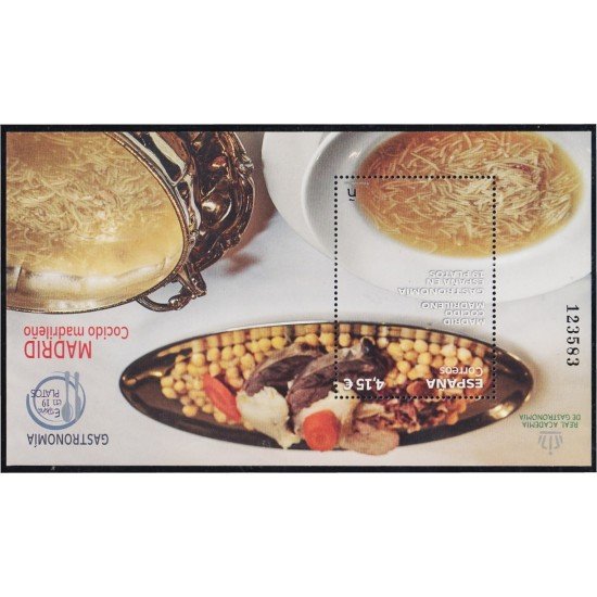 España Spain 5502 2021 Gastronomía España en 19 platos MNH España Spain 5502 2021 Gastronomía España en 19 platos MNH