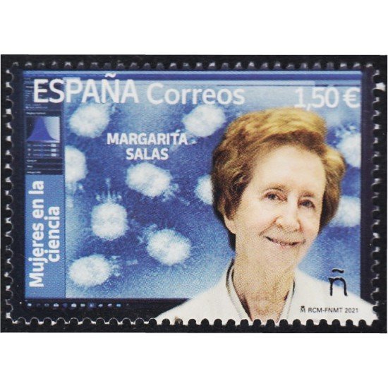 España Spain 5501 2021 Mujeres en la Ciencia Margarita Salas MNH España Spain 5501 2021 Mujeres en la Ciencia Margarita Salas MNH