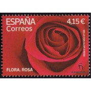 España Spain 5517 2021 Flora Rosa Rose MNH