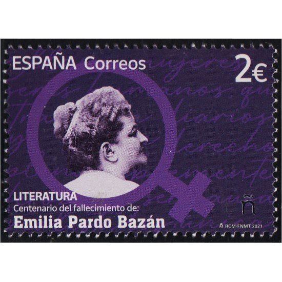 España Spain 5513 2021 Emilia Pardo Bazán  MNH