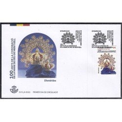 Andorra Española 517 2021 100 Años de La Coronación de Madre de Dios de Meritxell SPD Sobre Primer día Andorra Española 517 2021 100 Años de La Coronación de Madre de Dios de Meritxell SPD Sobre Primer día