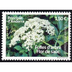 Andorra Española 515 2021 Flor de Saüc MNH Andorra Española 515 2021 Flor de Saüc MNH