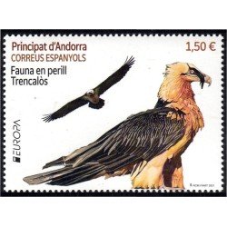 Andorra Española 512 2021 Europa Fauna en peligro Águila MNH Andorra Española 512 2021 Europa Fauna en peligro Águila MNH