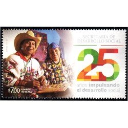 México 3078 2017 25 Años Secretaría de Desarrollo Social MNH México 3078 2017 25 Años Secretaría de Desarrollo Social MNH
