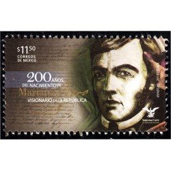 México 3067 2017 200 Años del nacimiento de Mariano Otero MNH México 3067 2017 200 Años del nacimiento de Mariano Otero MNH