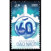 México 3074 2017 60 Aniversario OACI NACC MNH