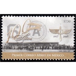 México 3064 2017 100 Años del primer correo aéreo en Mexico MNH México 3064 2017 100 Años del primer correo aéreo en Mexico MNH
