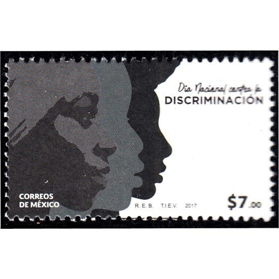 México 3060 2017 Día Nacional contra la discriminación MNH México 3060 2017 Día Nacional contra la discriminación MNH