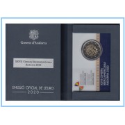 Andorra 2020 Cartera Of Coin Card Estuche Moneda 2 € conm Cumbre Iberoamericana