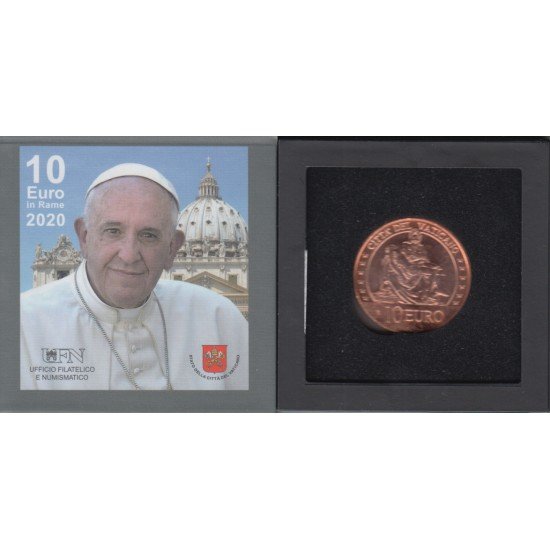 Vaticano 2020 Cartera Oficial Estuche Cartón Moneda 10€ Arte y Fe La Piedad Vaticano 2020 Cartera Oficial Estuche Cartón Moneda 10€ Arte y Fe La Piedad