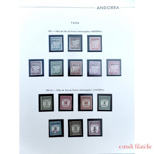 Colección Collection Andorra Francesa 1948 - 1997 MNH