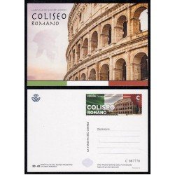 España Tarjetas del Correo y de Iniciativa Privada 153 2021 Maravillas del Mundo Moderno Coliseo Romano España Tarjetas del Correo y de Iniciativa Privada 153 2021 Maravillas del Mundo Moderno Coliseo Romano