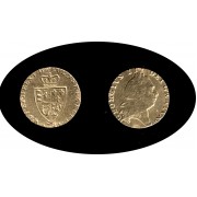Gran Bretaña George III gold Guinea 1794 London mint, KM609 Oro Au