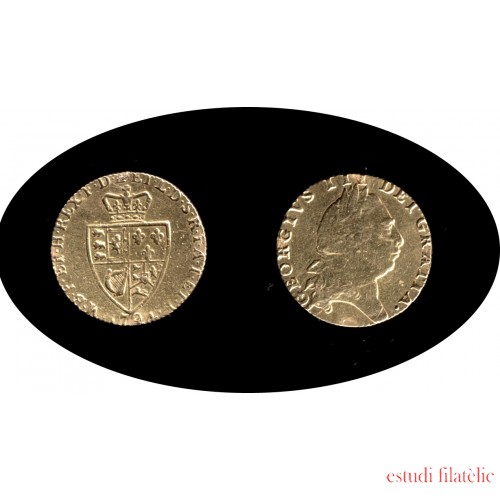 Gran Bretaña George III gold Guinea 1794 London mint, KM609 Oro Au