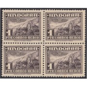 Andorra Española 59 Bl.4 1951 Paisajes MNH Andorra Española 59 Bl.4 1951 Paisajes MNH