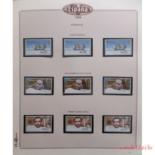 España Spain Atms Colección 1998 - 2006