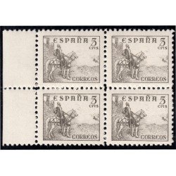 España Spain 816B Bl.4 1937/40 Cid MNH