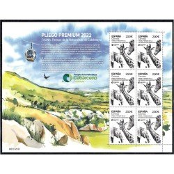 España Pliego Premium 107 2021 Parque de la Naturaleza Cabárceno Cantabria MNH España Pliego Premium 107 2021 Parque de la Naturaleza Cabárceno Cantabria MNH
