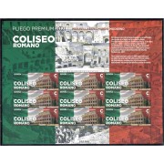 España Pliego Premium 100 2021 Maravillas del Mundo Moderno Coliseo Romano MNH