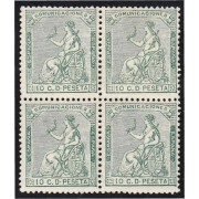 España 133 Bl.4 1873 Alegoría Sin goma