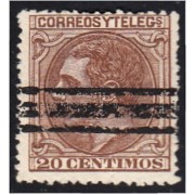 España Spain Barrados 205 1879 Alfonso XII 