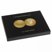 euchtturm 363743 Estuche para 30 monedas de oro Maple Leaf 