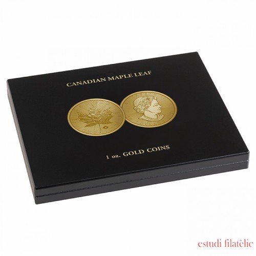 Leuchtturm 365159 Estuche para 30 monedas de oro Maple Leaf 
