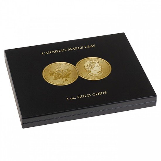 Leuchtturm 365159 Estuche para 30 monedas de oro Maple Leaf Leuchtturm 365159 Estuche para 30 monedas de oro Maple Leaf