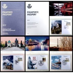 Libro Oficial Correos España 2017 Pasaporte Filatélico Internacional Libro Oficial Correos España 2017 Pasaporte Filatélico Internacional