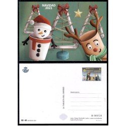 España Tarjetas del Correo y de Iniciativa Privada 163 2021 Navidad Chritsmas España Tarjetas del Correo y de Iniciativa Privada 163 2021 Navidad Chritsmas